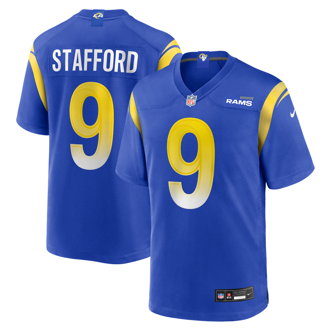 Matthew Stafford Los Angeles Rams Royal Player Game Jersey