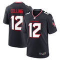 Nico Collins Houston Texans Navy Game Jersey