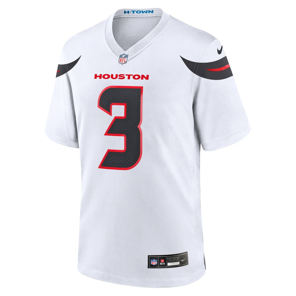 Tank Dell Houston Texans White Game Jersey