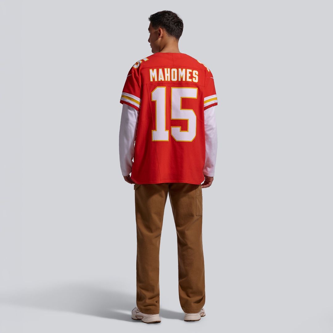 Patrick Mahomes Kansas City Chiefs Red Team Vapor F.U.S.E. Elite Jersey