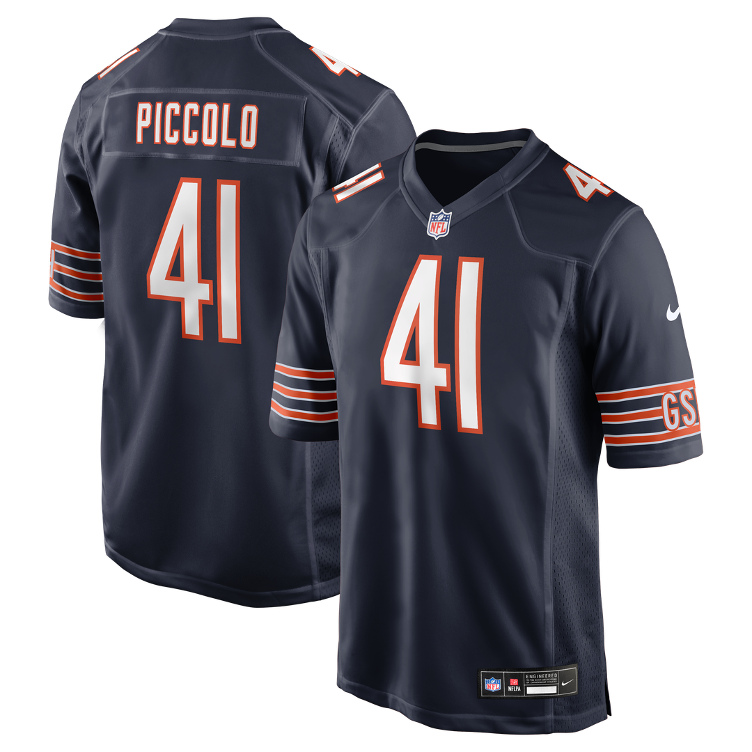 Brian Piccolo Chicago Bears Navy Game Retired Player Jersey