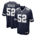 Tyler Booker Dallas Cowboys Navy Team Game Jersey