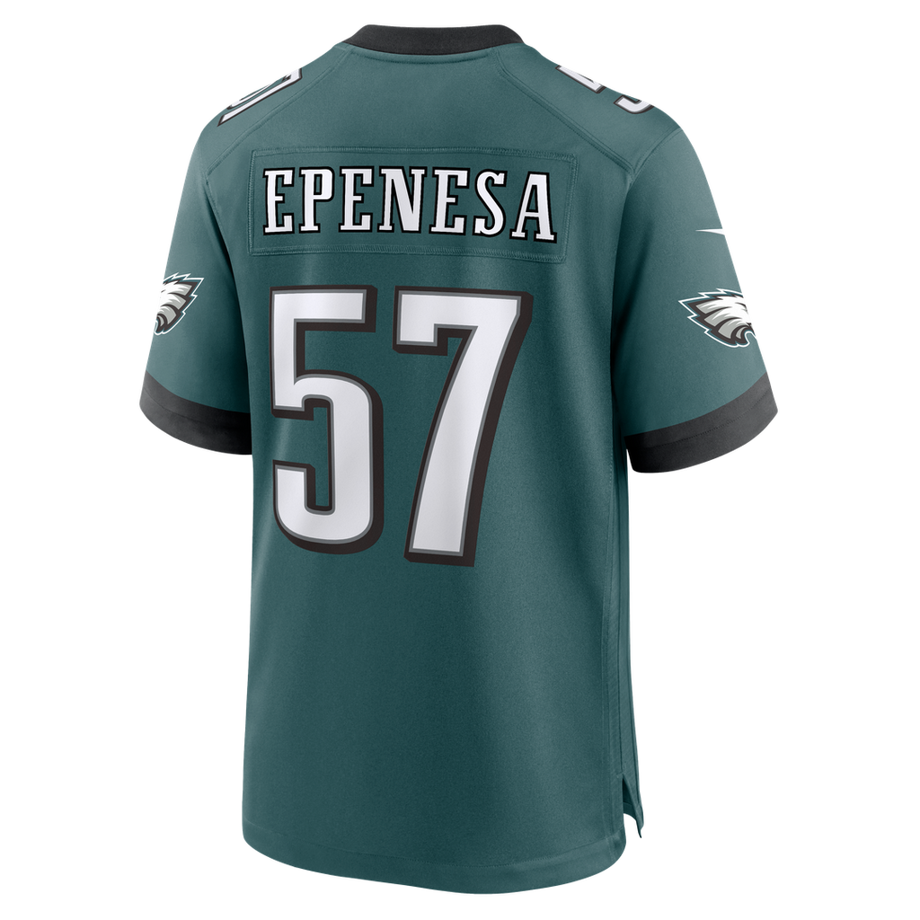 A.J. Epenesa Philadelphia Eagles Midnight Green Team Game Jersey