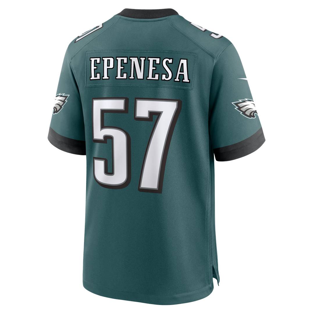 A.J. Epenesa Philadelphia Eagles Midnight Green Team Game Jersey
