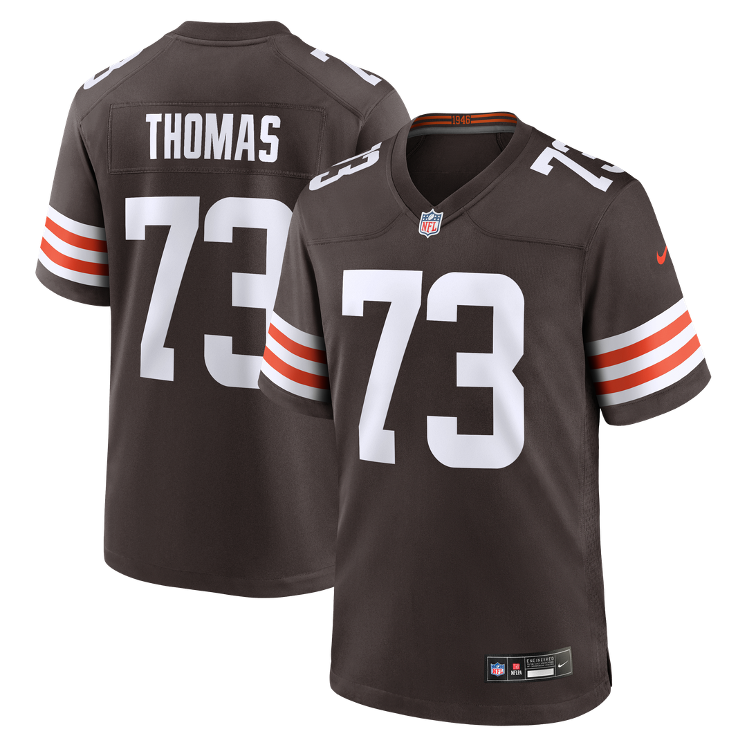 Joe Thomas Cleveland Browns Brown Retired Game Player Jersey