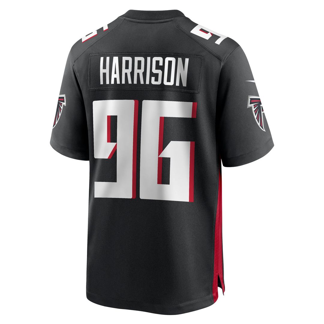 Zach Harrison Atlanta Falcons Black Team Game Jersey