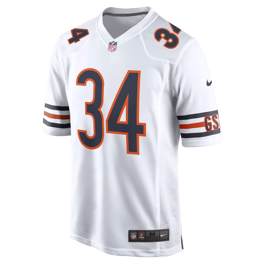 Walter Payton Chicago Bears White Retired Player Away Game Jersey