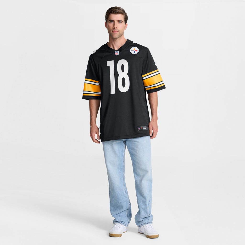 Will Howard Pittsburgh Steelers Black Team Game Jersey