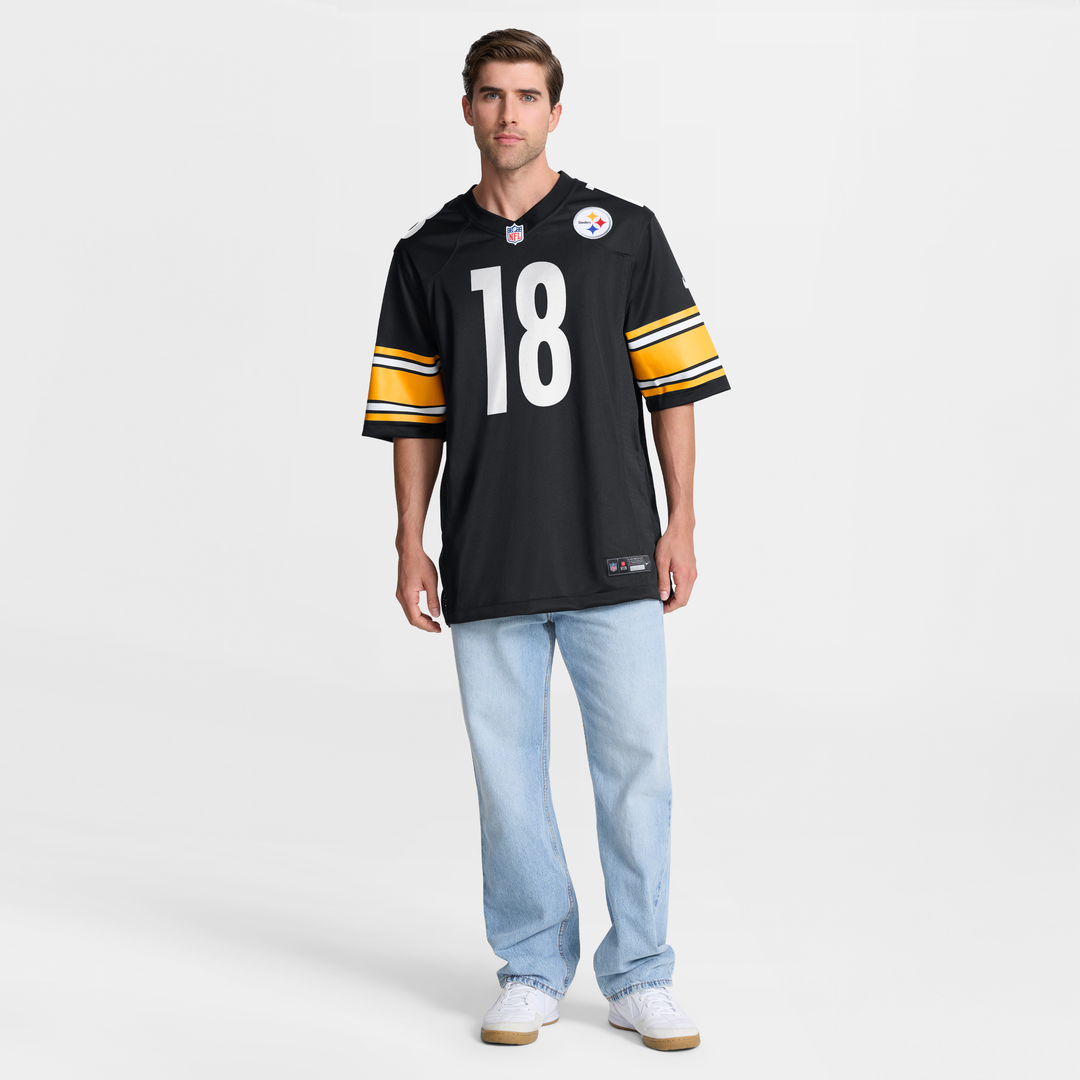 Will Howard Pittsburgh Steelers Black Team Game Jersey