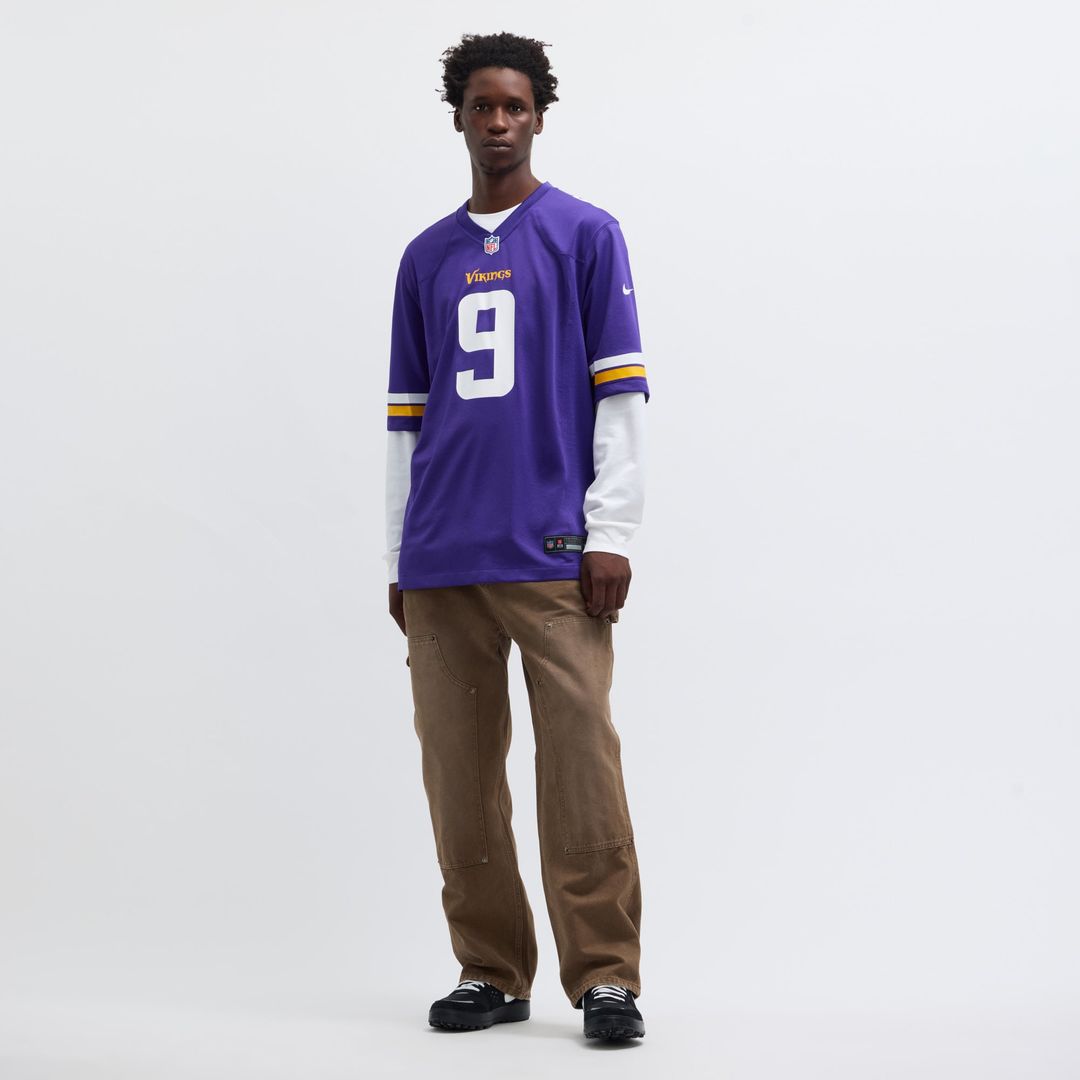J.J. McCarthy Minnesota Vikings Purple Player Game Jersey