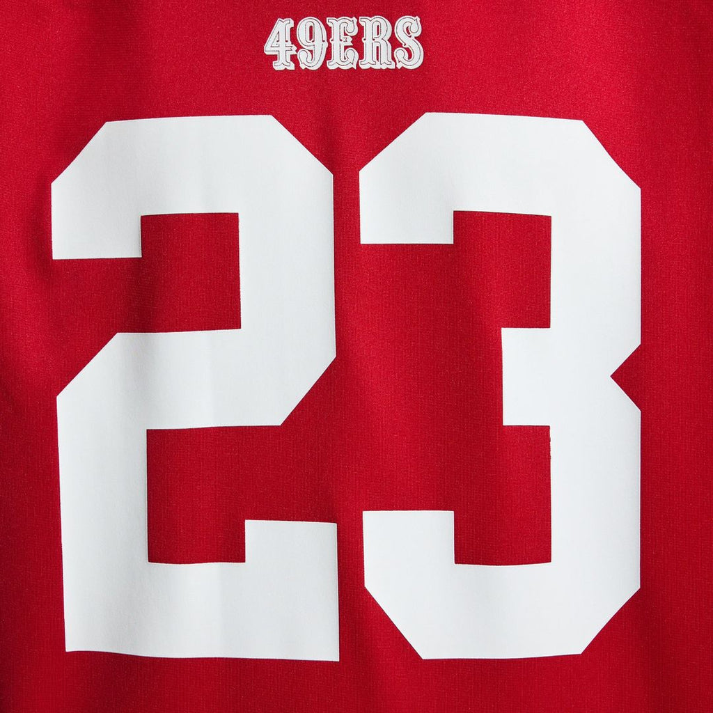 Christian McCaffrey San Francisco 49ers Scarlet Game Player Jersey