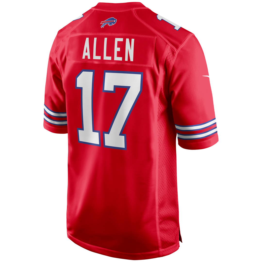 Josh Allen Buffalo Bills Red Alternate Game Jersey