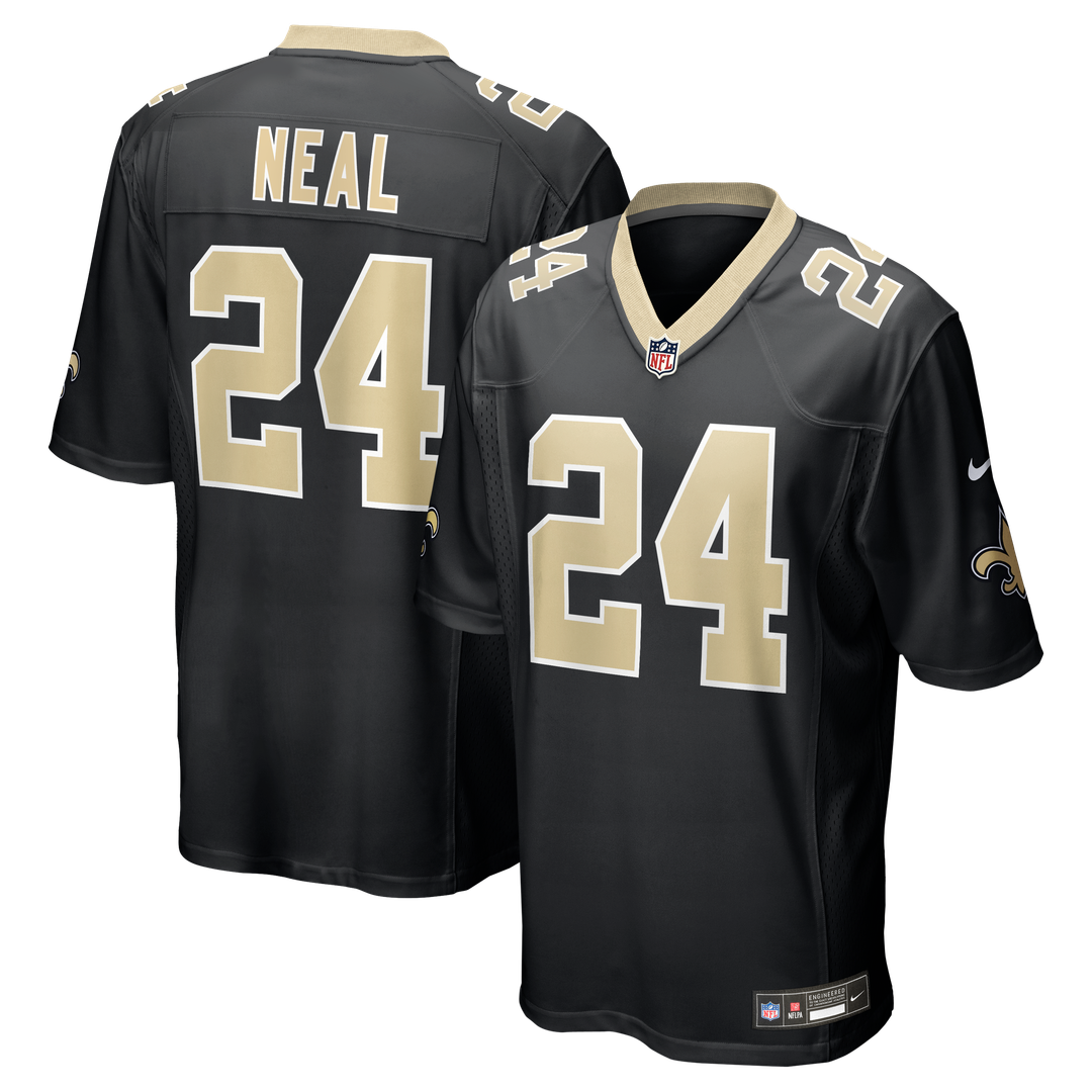Devin Neal New Orleans Saints Black Team Game Jersey