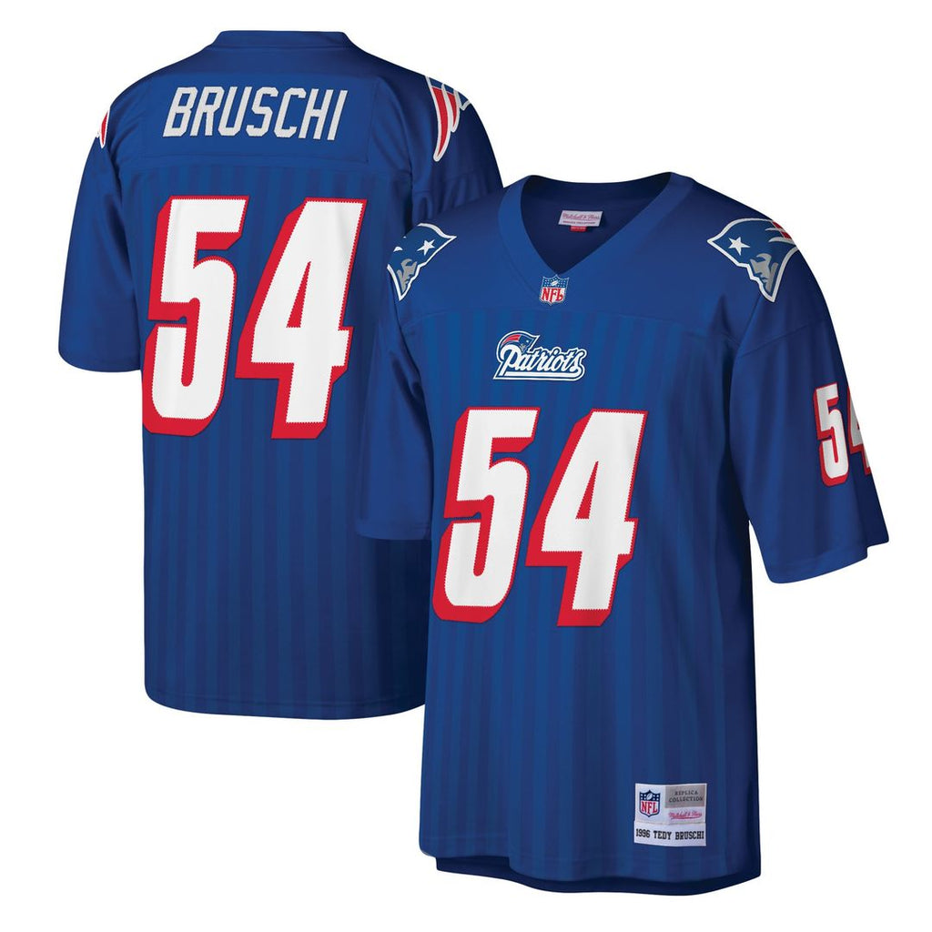 Tedy Bruschi New England Patriots Royal Legacy Replica Jersey