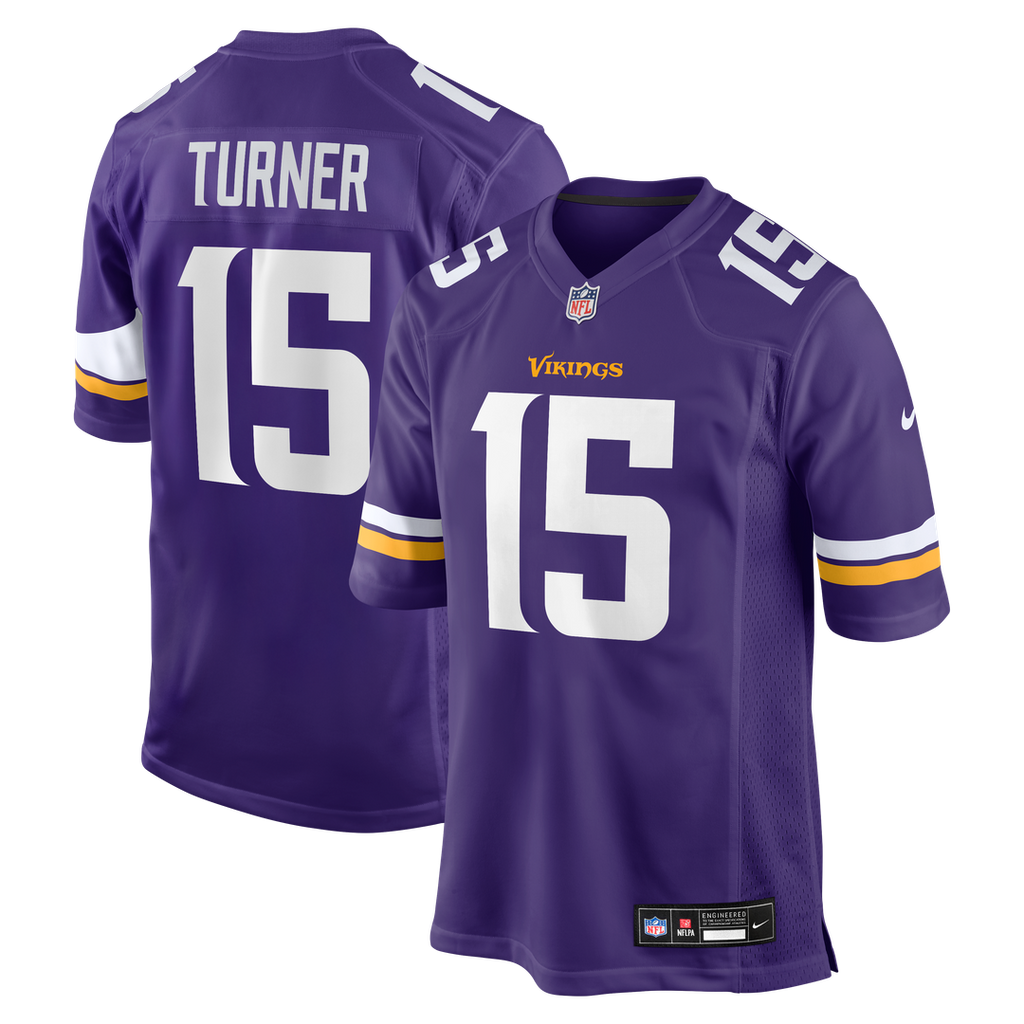 Dallas Turner Minnesota Vikings Purple Player Game Jersey