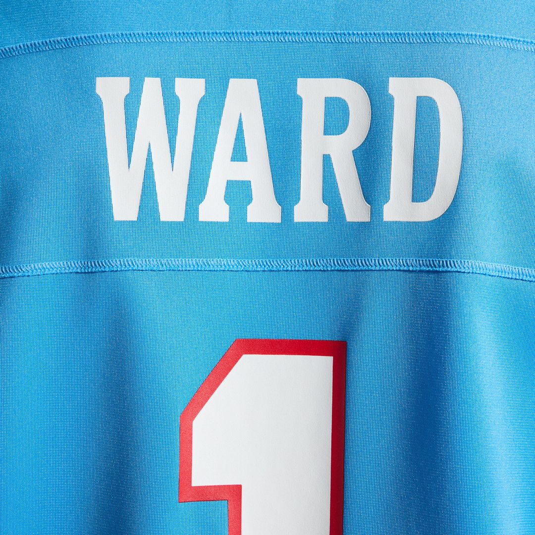 Cameron Ward Tennessee Titans Light Blue Game Jersey