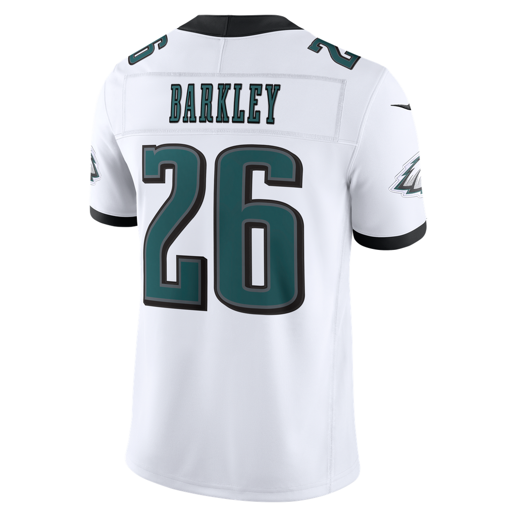 Saquon Barkley Philadelphia Eagles White Vapor F.U.S.E. Stitched Limited Jersey