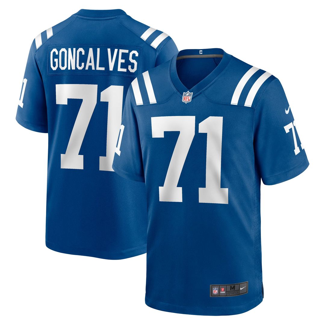 Matt Goncalves Indianapolis Colts Royal Game Jersey