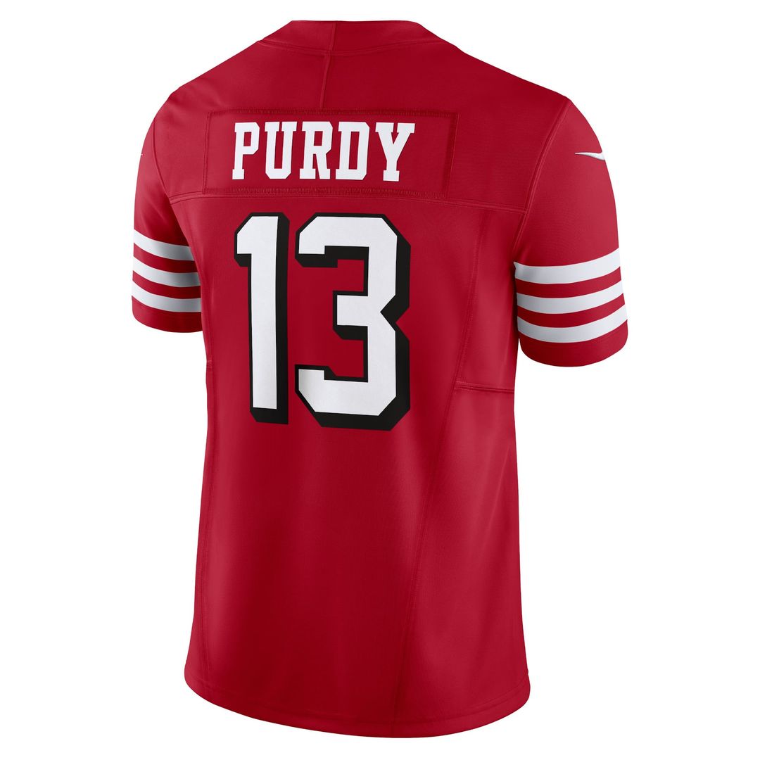 Brock Purdy San Francisco 49ers Scarlet Vapor F.U.S.E. Limited Jersey