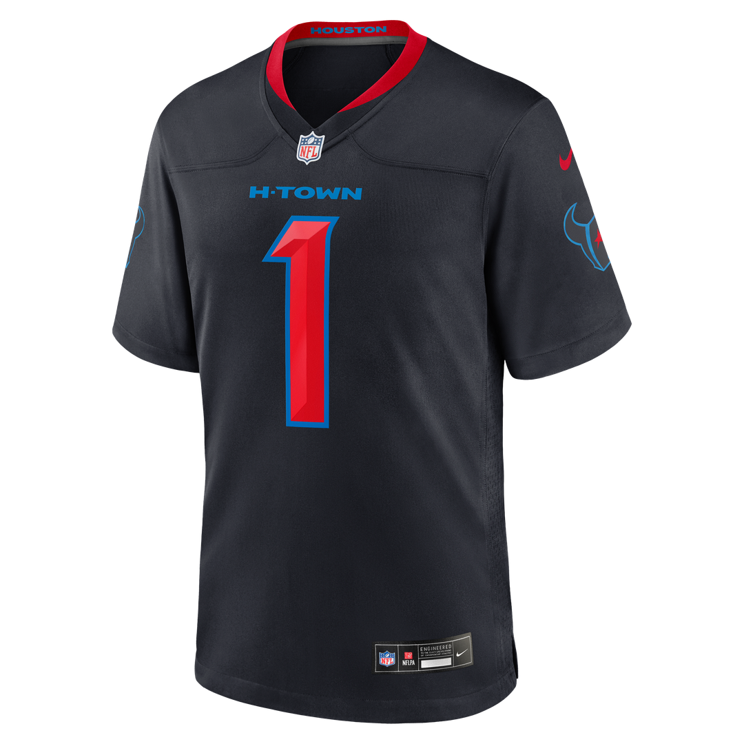 Tank Dell Houston Texans Navy Alternate Game Jersey
