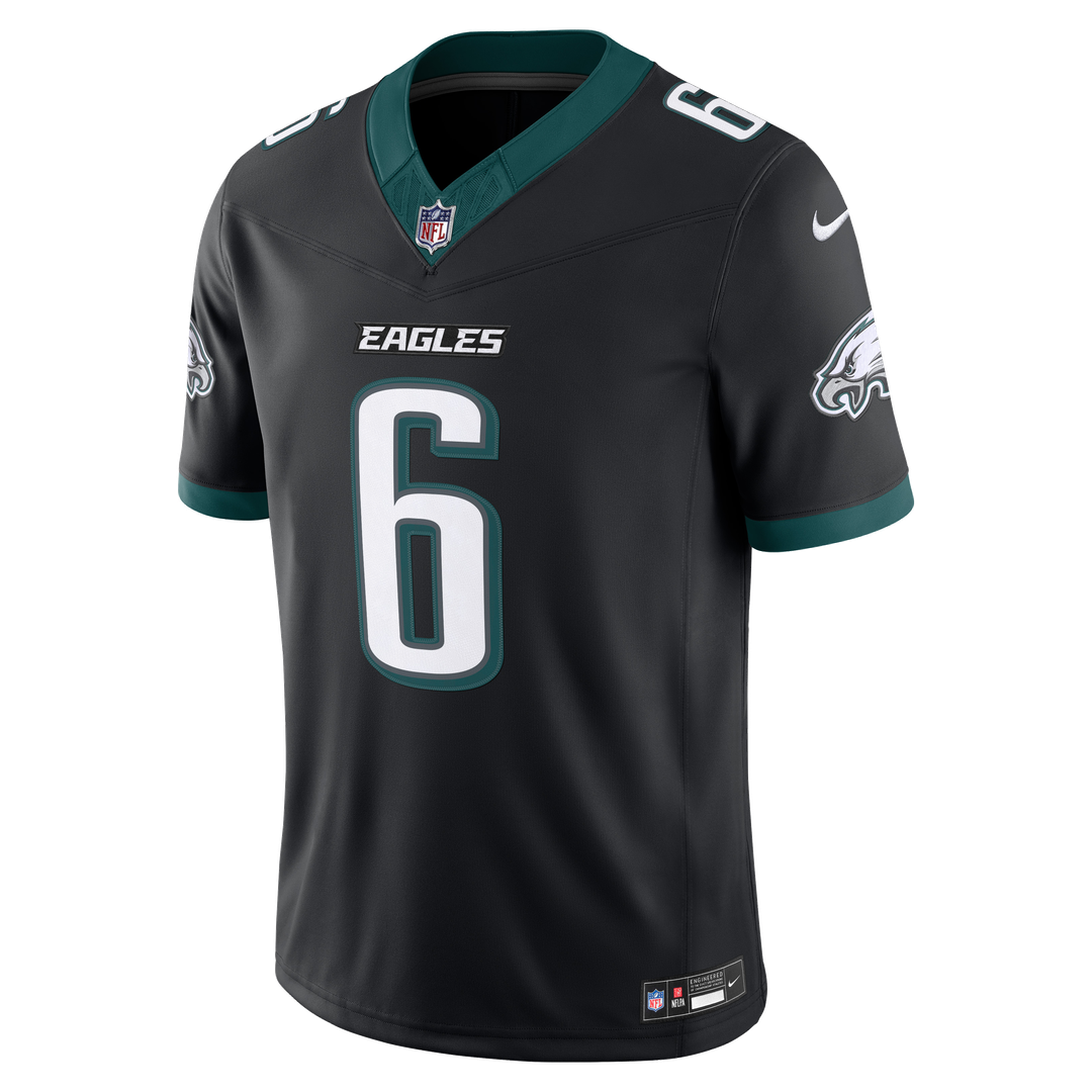 DeVonta Smith Philadelphia Eagles Kelly Green Alternate Vapor F.U.S.E. Stitched Limited Jersey