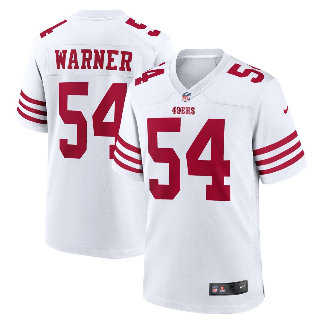 Fred Warner San Francisco 49ers Scarlet Team Game Player Jersey