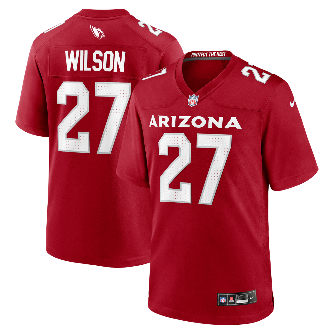 Divaad Wilson Arizona Cardinals Cardinal Team Game Jersey