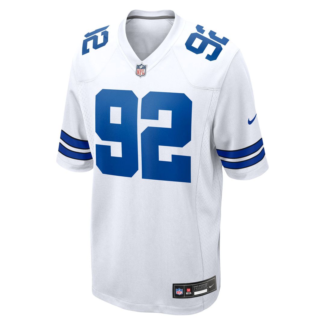 Quinnen Williams Dallas Cowboys Navy Team Game Jersey