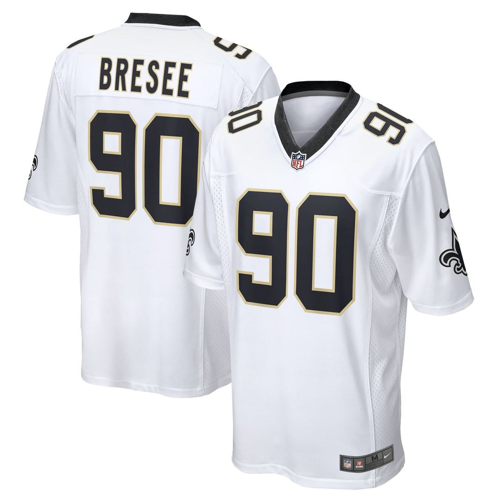 Bryan Bresee New Orleans Saints White Game Jersey