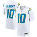 Justin Herbert Los Angeles Chargers White Game Jersey