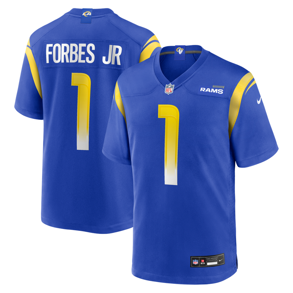 Emmanuel Forbes Jr. Los Angeles Rams Royal Team Game Jersey