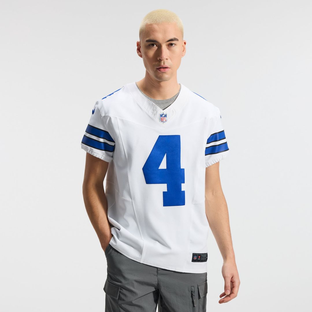 Dak Prescott Dallas Cowboys White Vapor F.U.S.E. Elite Jersey