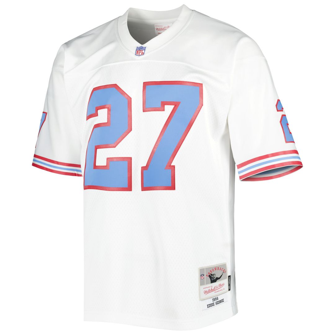 Eddie George Houston Oilers White Legacy Replica Jersey