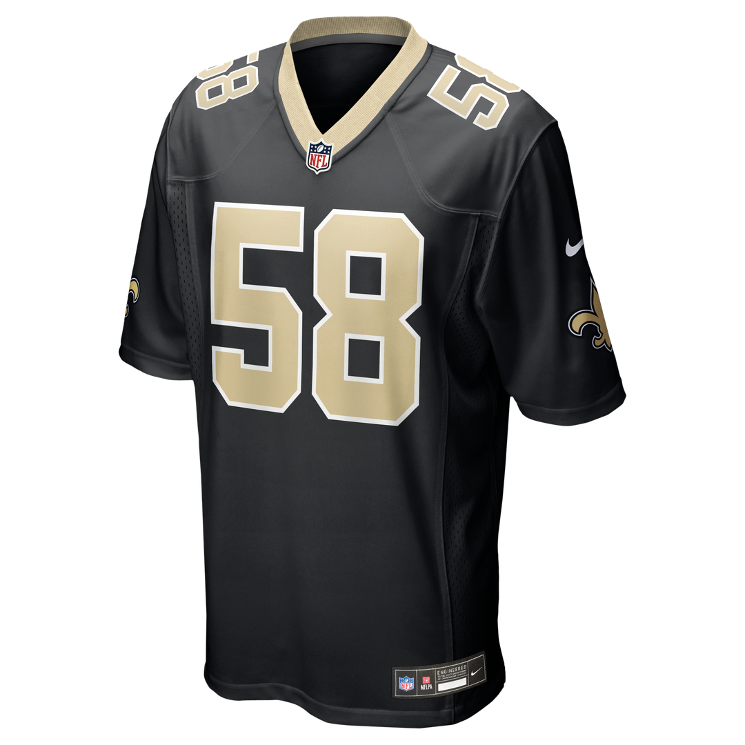 Chris Rumph II New Orleans Saints Black Team Game Jersey
