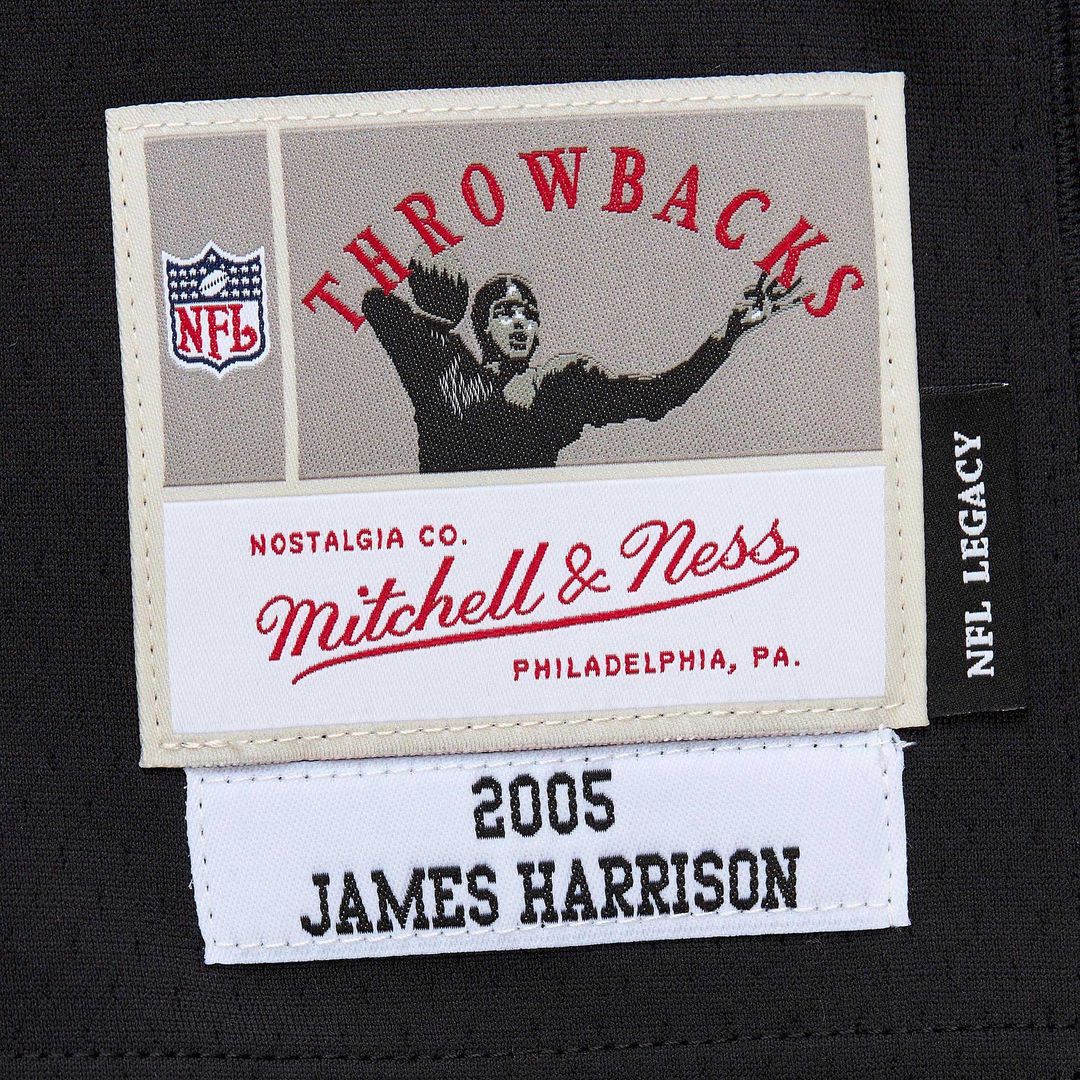 James Harrison Pittsburgh Steelers Black Legacy Replica Jersey