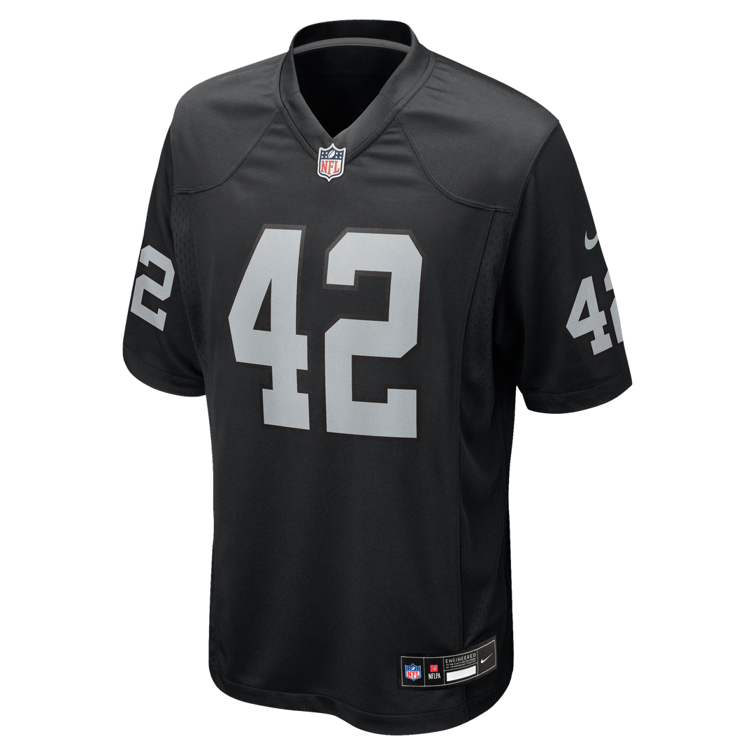 Ronnie Lott Las Vegas Raiders Black Game Retired Player Jersey