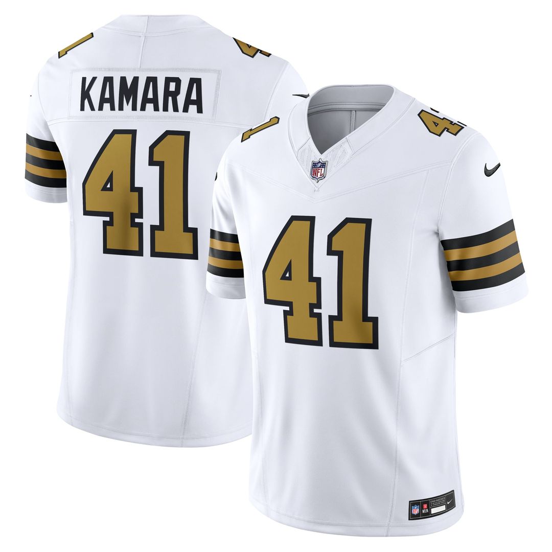 Alvin Kamara New Orleans Saints White Alternate Vapor F.U.S.E. Limited Jersey