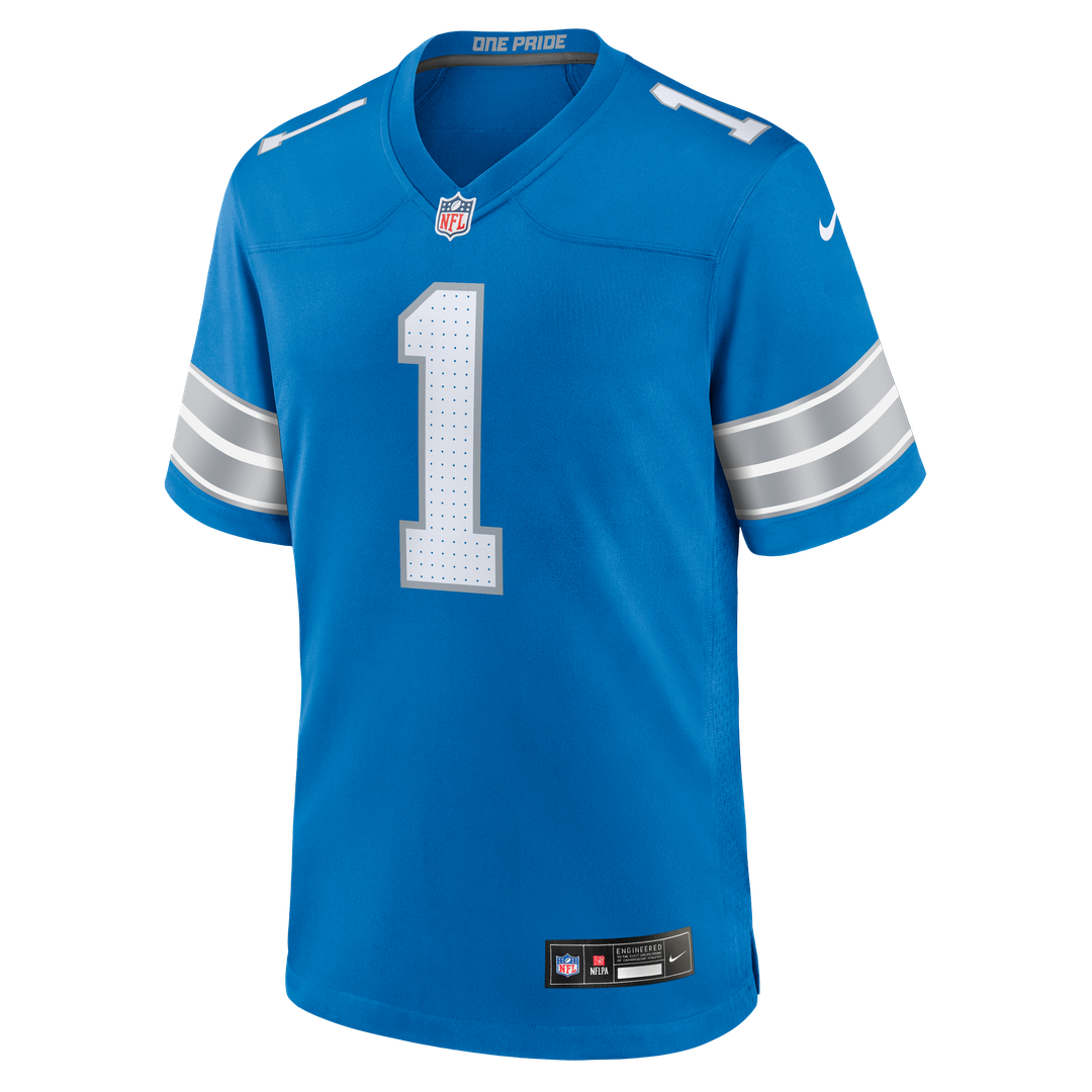 Blake Miller Detroit Lions Blue Team Game Jersey