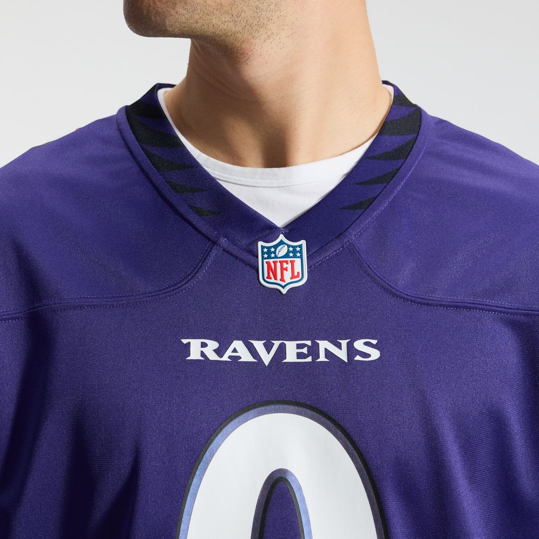 Roquan Smith Baltimore Ravens Purple Team Game Jersey