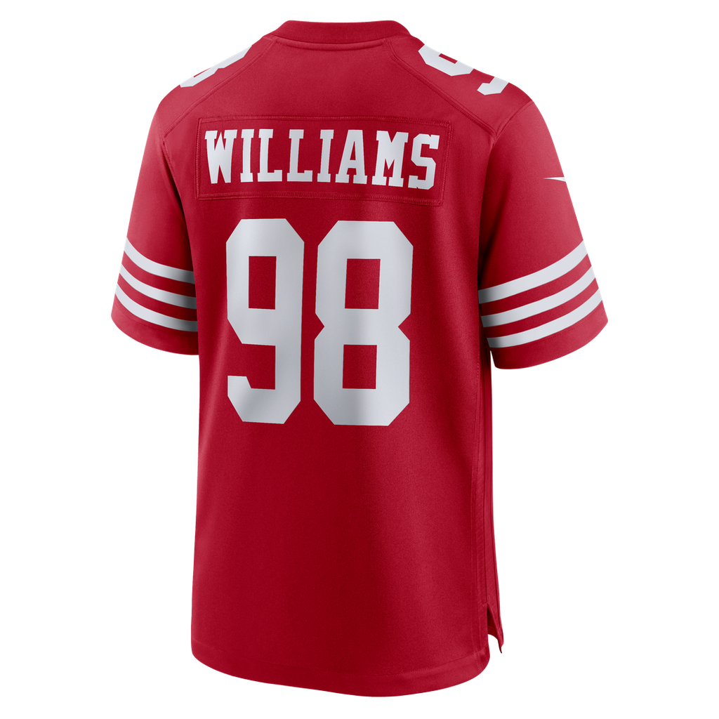 Mykel Williams San Francisco 49ers Scarlet Team Game Jersey