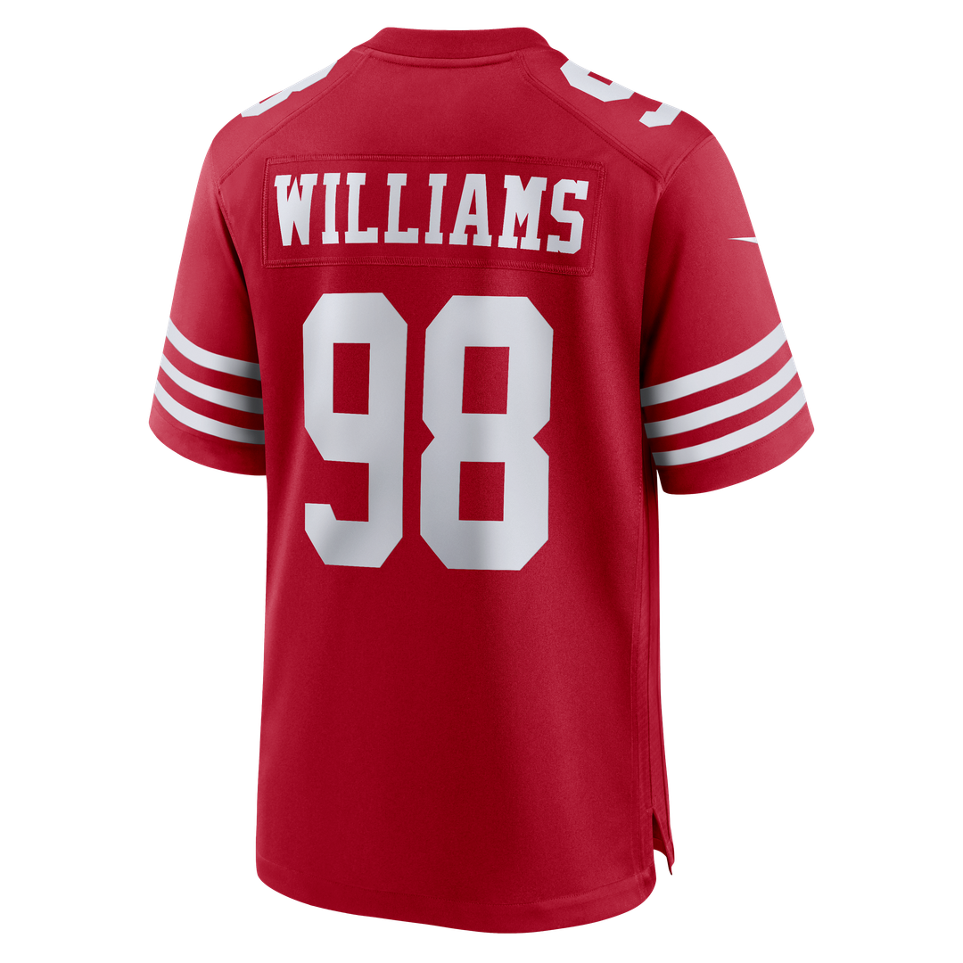 Mykel Williams San Francisco 49ers Scarlet Team Game Jersey