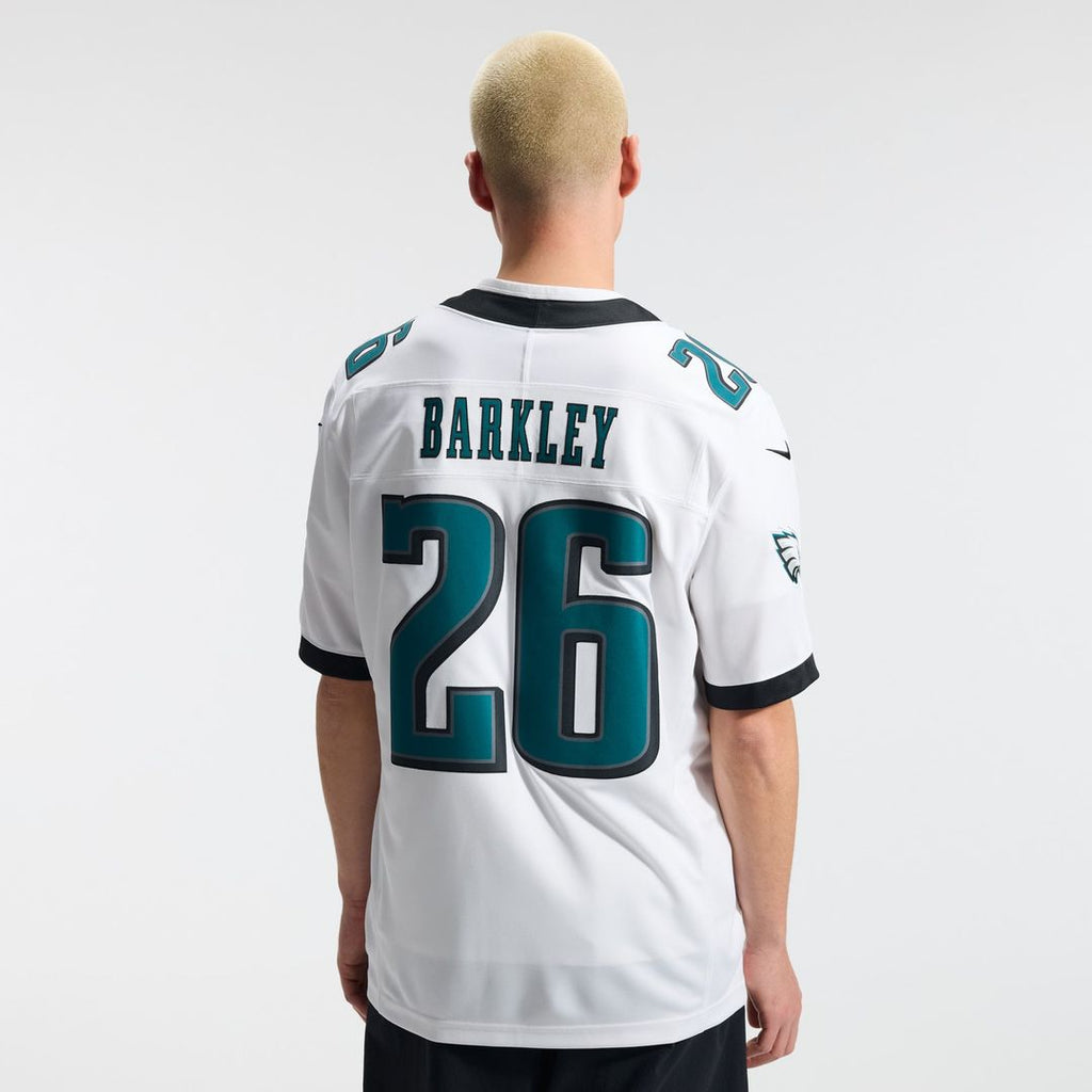 Saquon Barkley Philadelphia Eagles White Vapor F.U.S.E. Stitched Limited Jersey