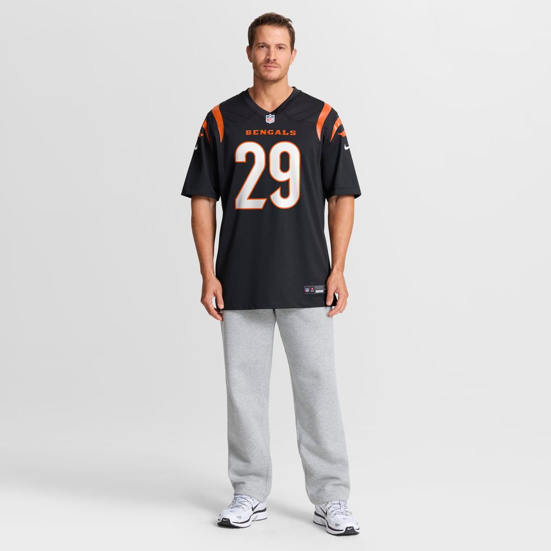 Kyle Dugger Cincinnati Bengals Black Team Game Jersey