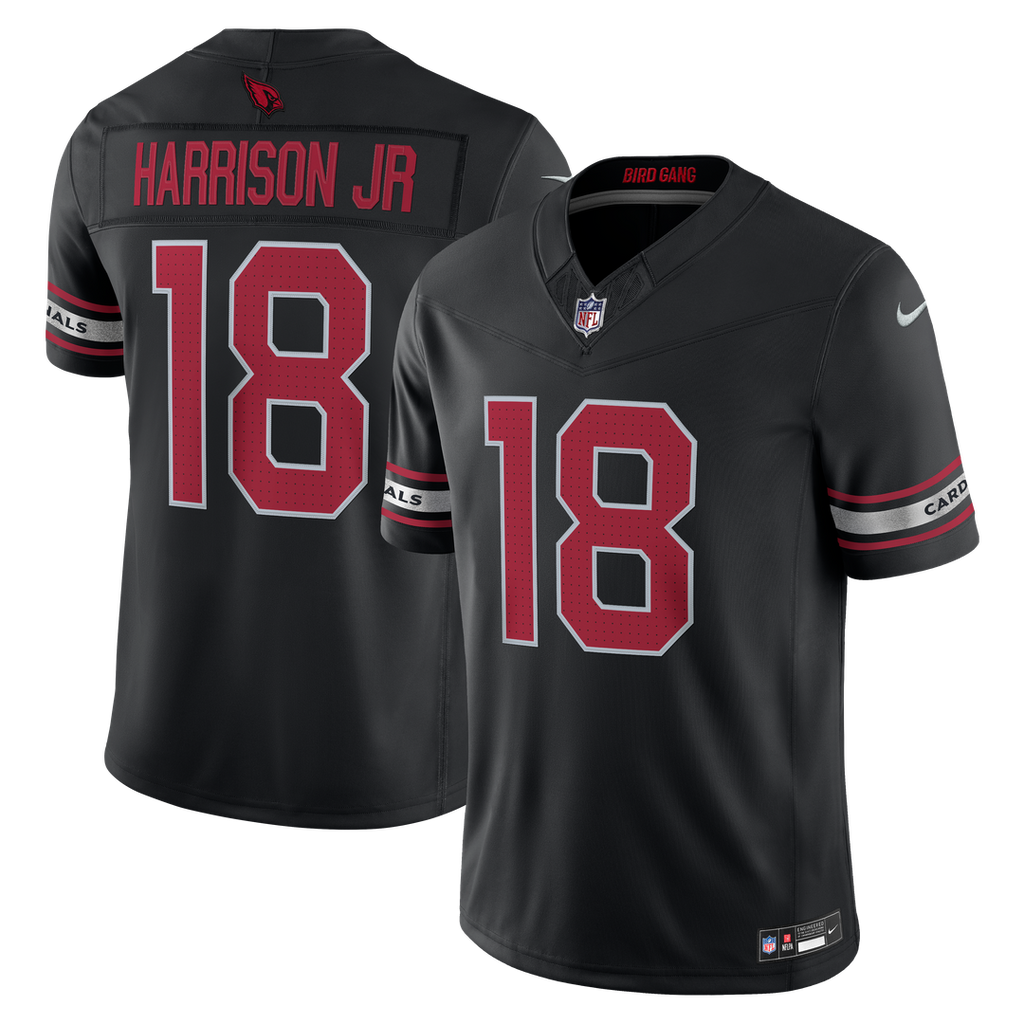 Marvin Harrison Jr. Arizona Cardinals Black Alternate Vapor F.U.S.E. Stitched Limited Jersey