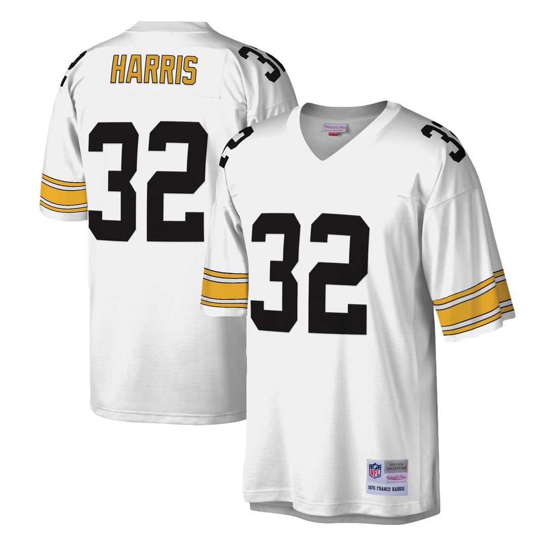 Franco Harris Pittsburgh Steelers White Legacy Replica Jersey