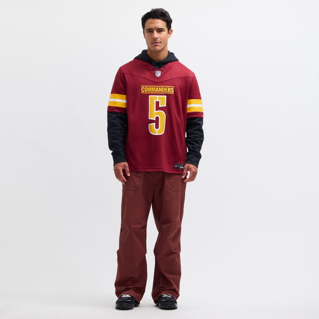 Washington Commanders Jayden Daniels White Vapor F.U.S.E. Limited Super Bowl Era Jersey