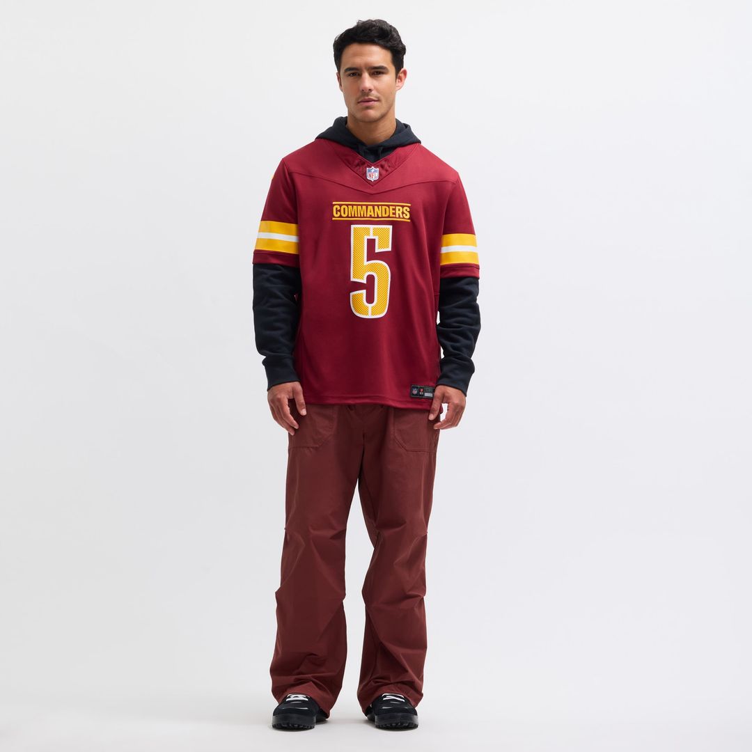Washington Commanders Jayden Daniels White Vapor F.U.S.E. Limited Super Bowl Era Jersey
