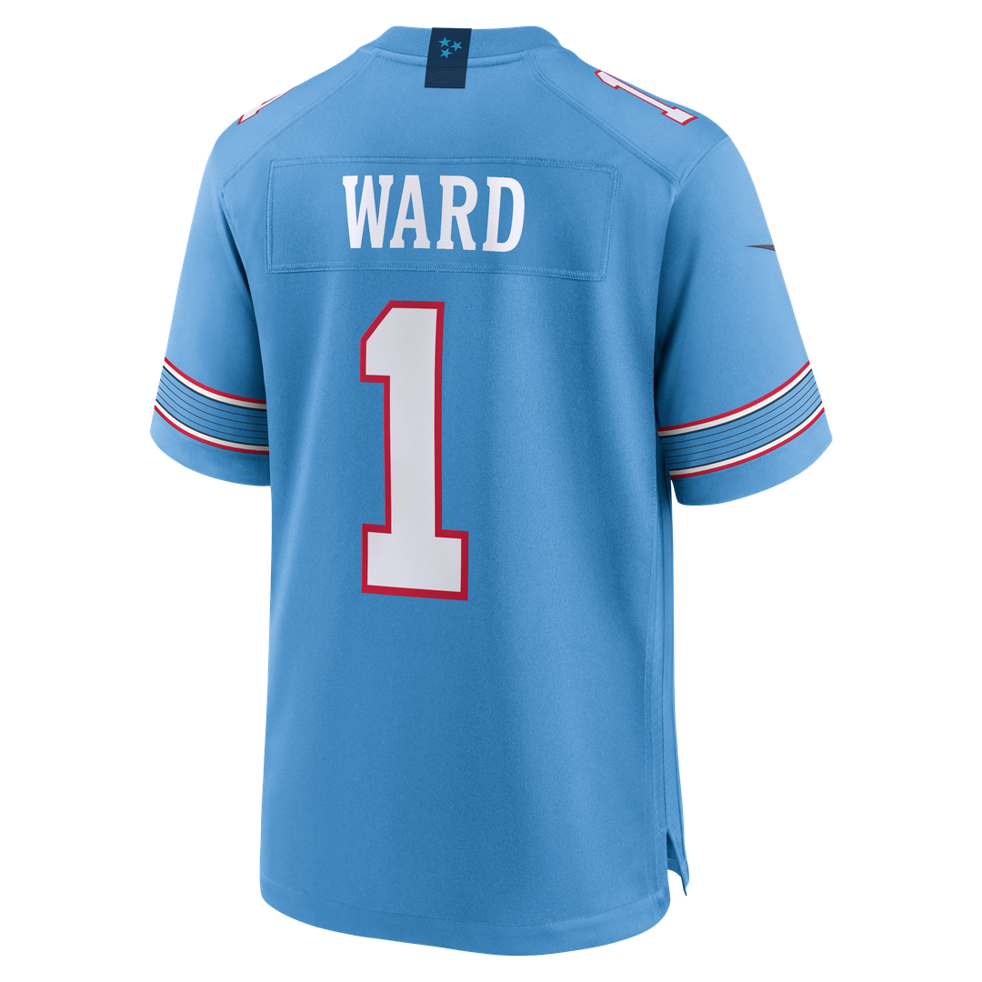 Cameron Ward Tennessee Titans Light Blue Game Jersey
