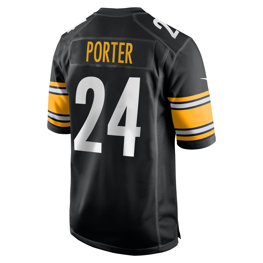 Joey Porter Jr. Pittsburgh Steelers Black Game Jersey