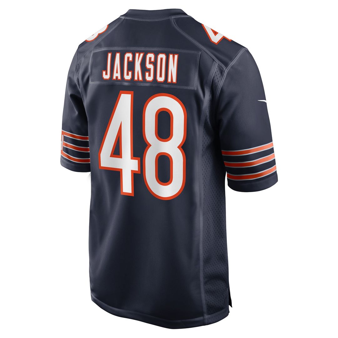D'Marco Jackson Chicago Bears Navy Team Game Jersey